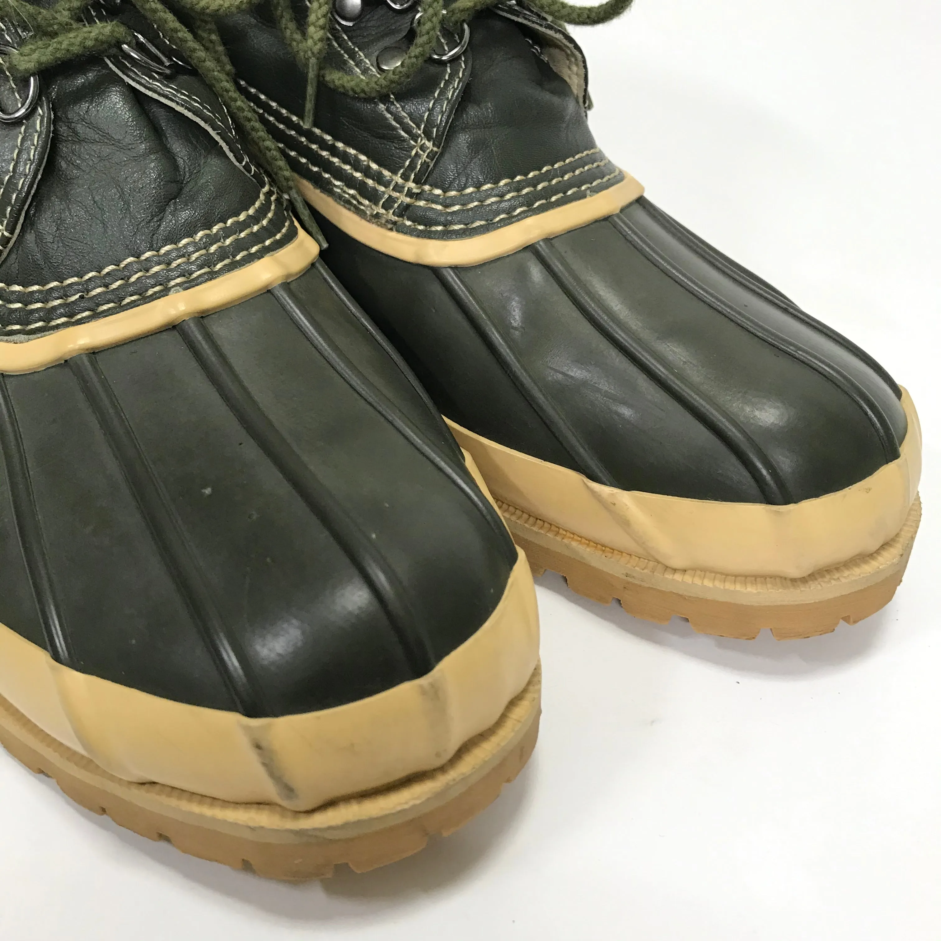 [10] A Bathing Ape Ursus Bape Duck Boots Olive