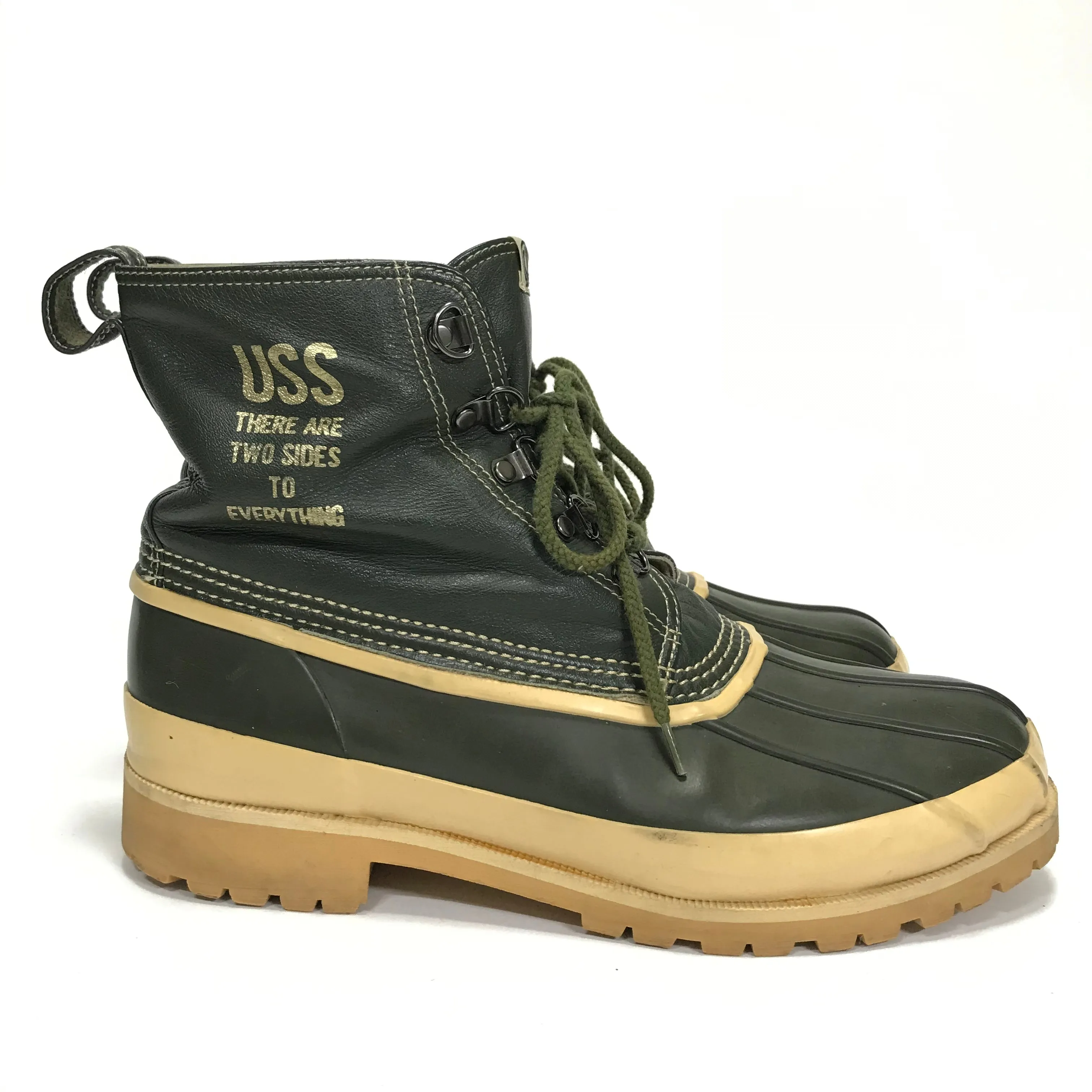 [10] A Bathing Ape Ursus Bape Duck Boots Olive