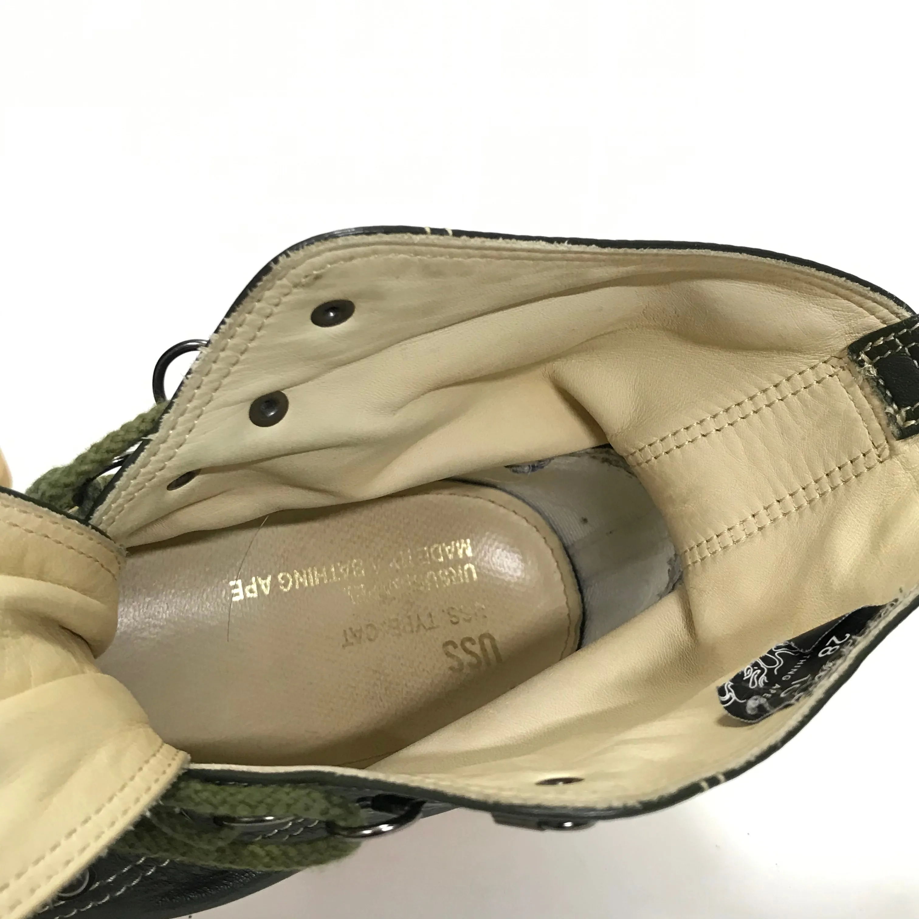 [10] A Bathing Ape Ursus Bape Duck Boots Olive