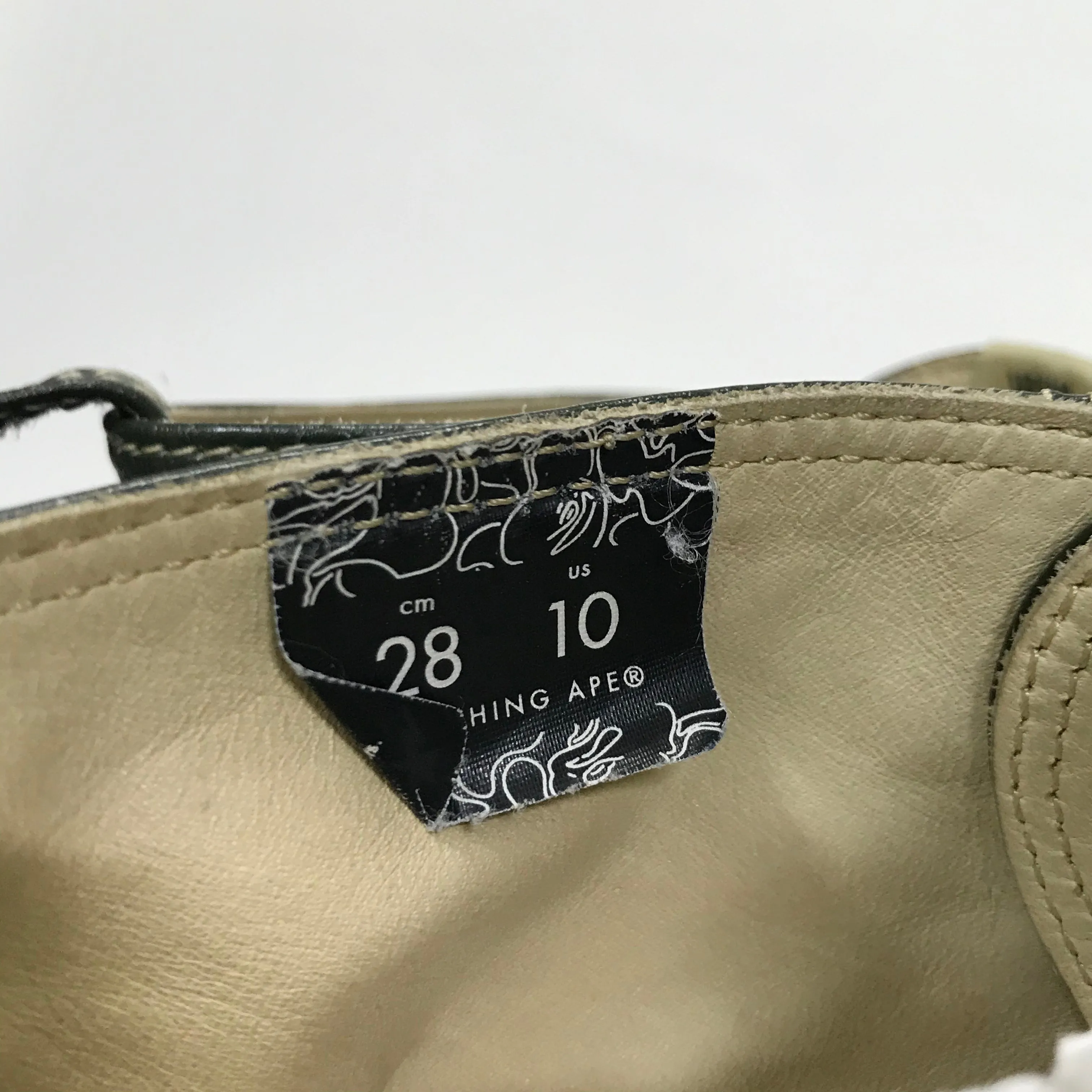 [10] A Bathing Ape Ursus Bape Duck Boots Olive