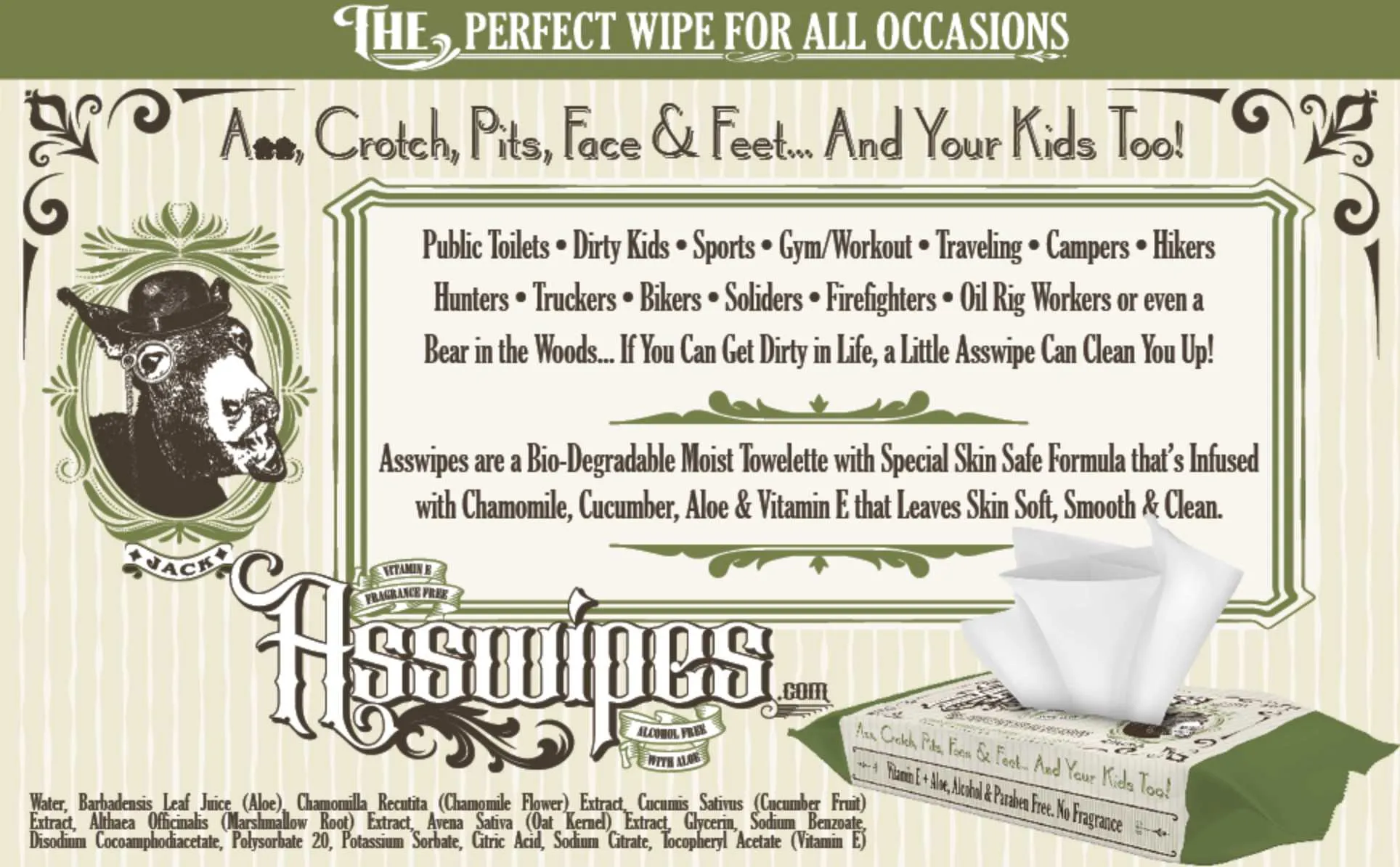 2   2 Asswipes and Fresh Feet [BUNDLE]