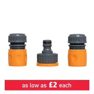 2 in 1 Tap Adaptor with 2 Hose Connectors