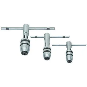 3 Piece T-Handle Tap Wrench Tool Set