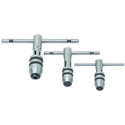 3 Piece T-Handle Tap Wrench Tool Set