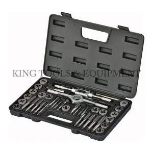 30-pc TAP and DIE SET w/ Case, SAE and Metric - 1542-0