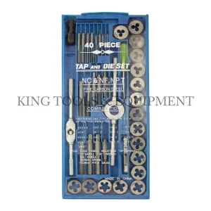 40-pc TAP and DIE SET w/ Case, Metric - 1543-0