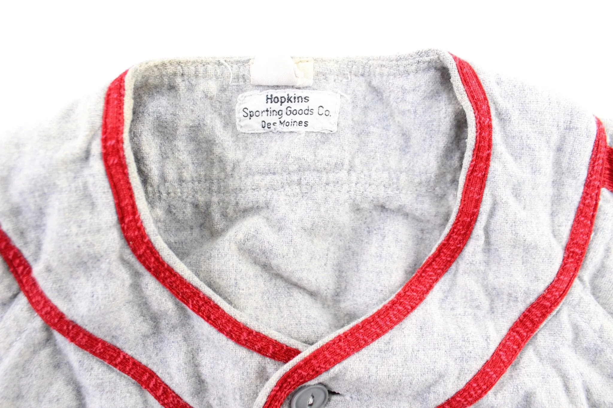 40's Menlo Embroidered Wool Baseball Jersey