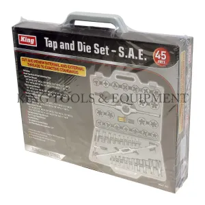 45-pc TAP and DIE SET w/ Case, SAE - 0442-0