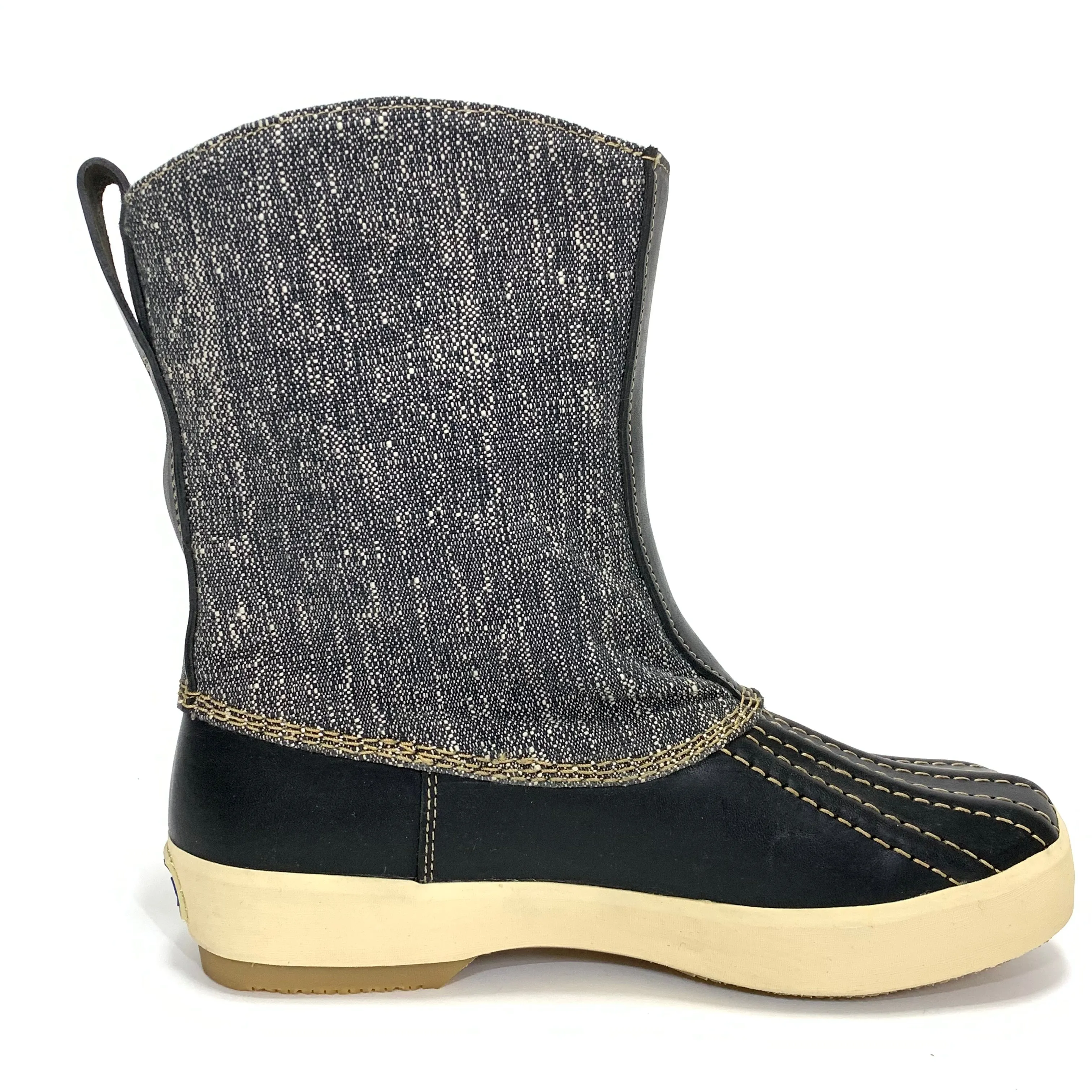 [9] DS! Visvim Decoy Duck Raffia Boots Folk Black