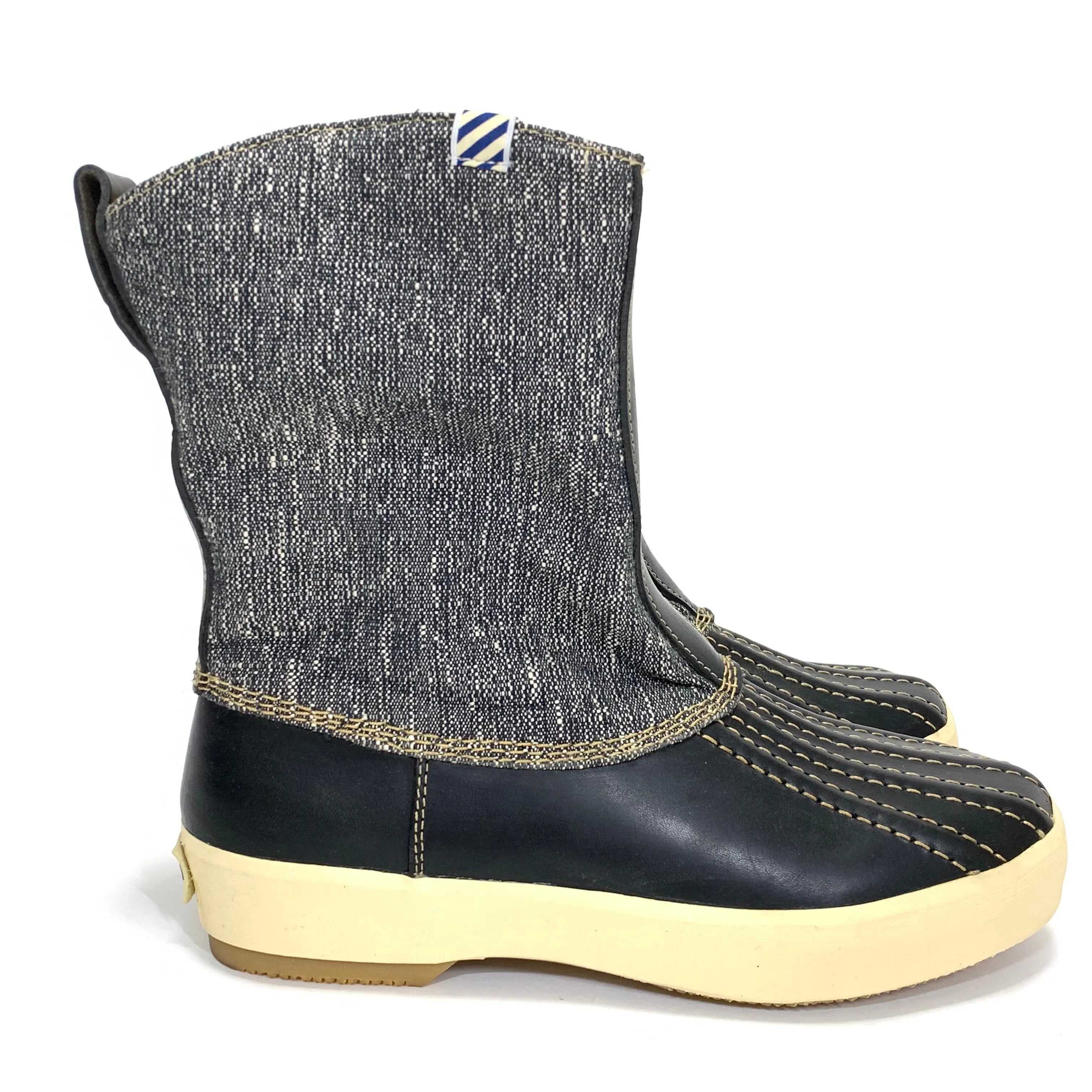 [9] DS! Visvim Decoy Duck Raffia Boots Folk Black
