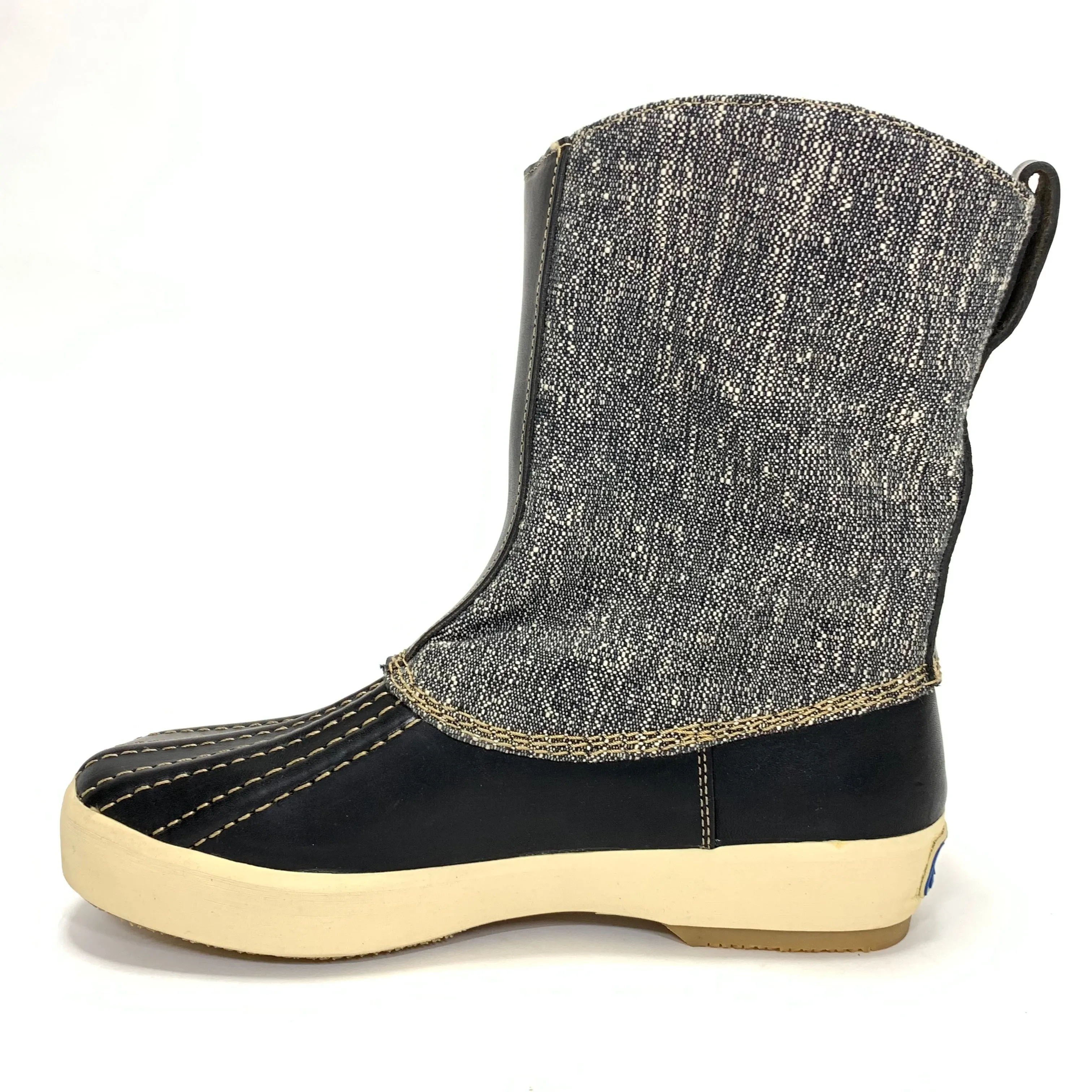 [9] DS! Visvim Decoy Duck Raffia Boots Folk Black