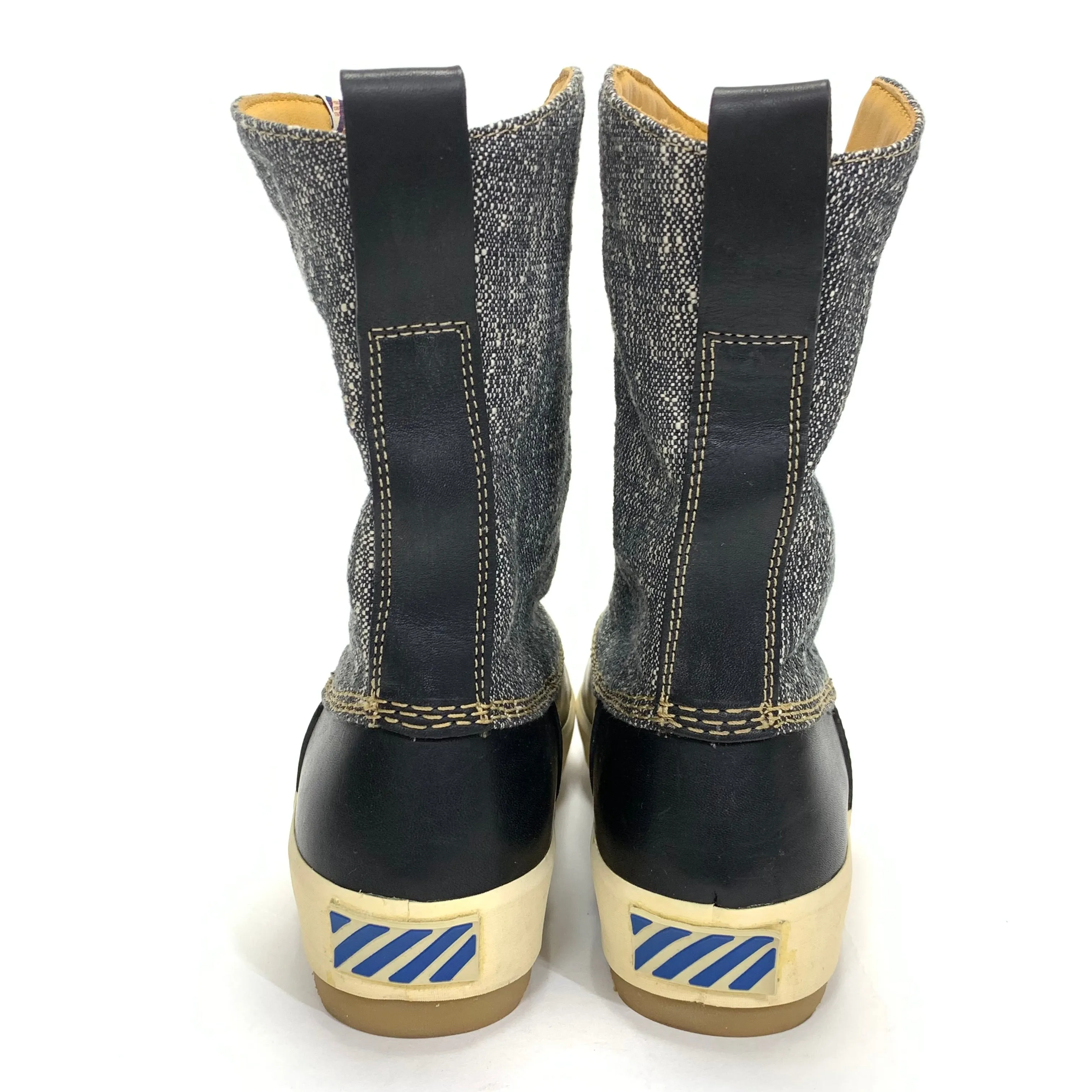 [9] DS! Visvim Decoy Duck Raffia Boots Folk Black