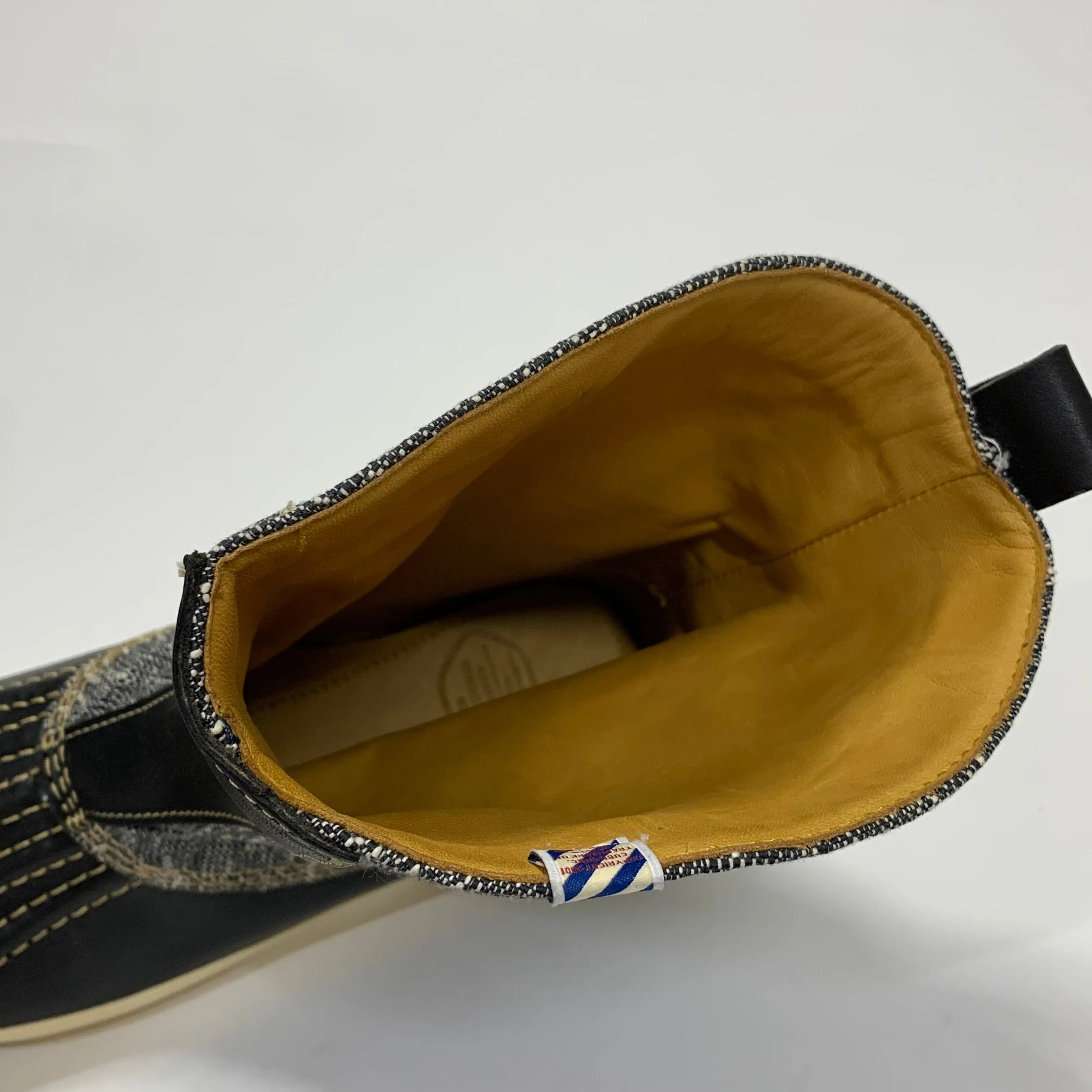 [9] DS! Visvim Decoy Duck Raffia Boots Folk Black