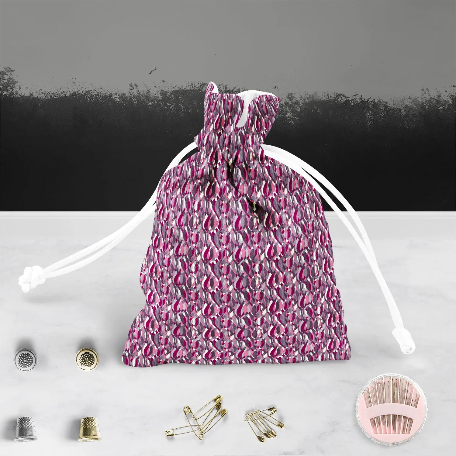 Abstract Grunge Art Pouch Wrist Potli Bag | Bag for Weddings & Casual Parties