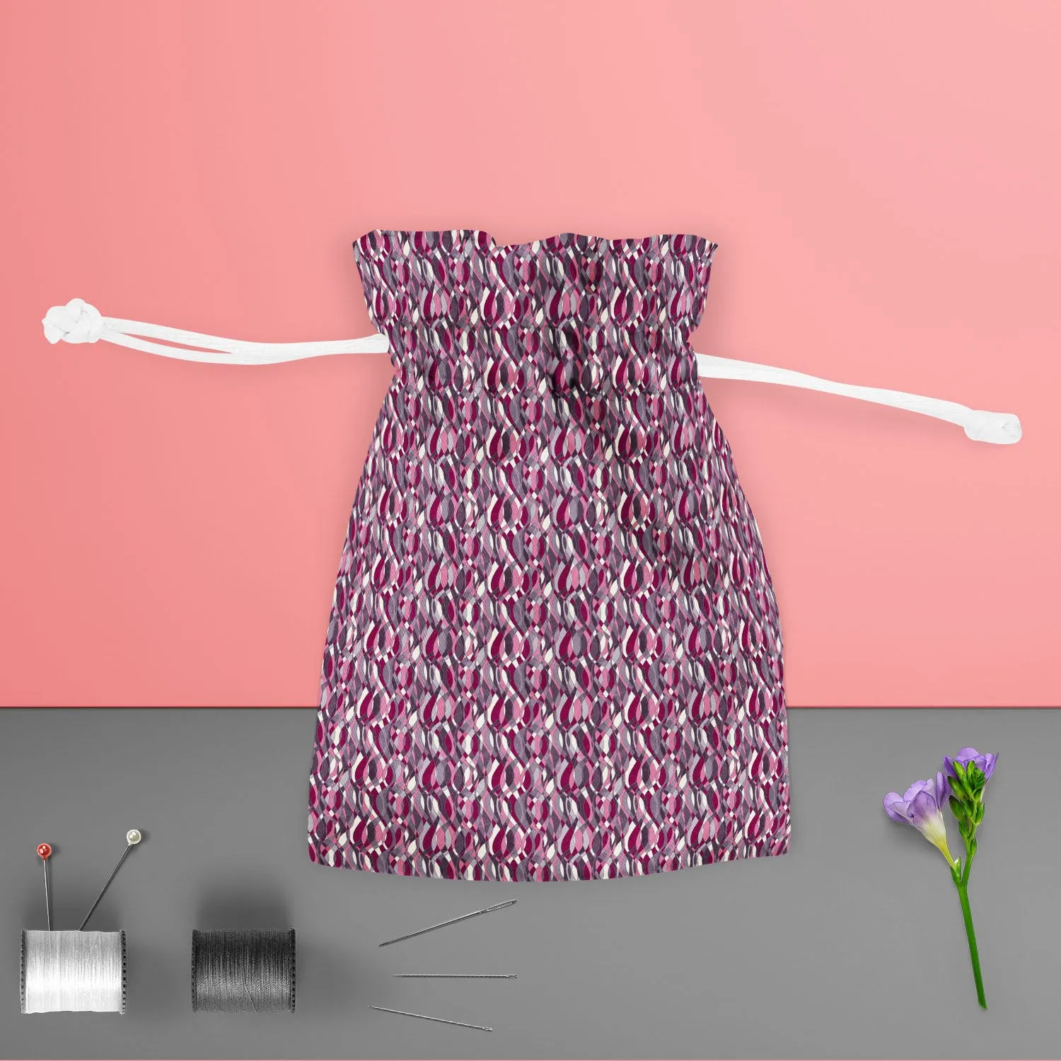 Abstract Grunge Art Pouch Wrist Potli Bag | Bag for Weddings & Casual Parties