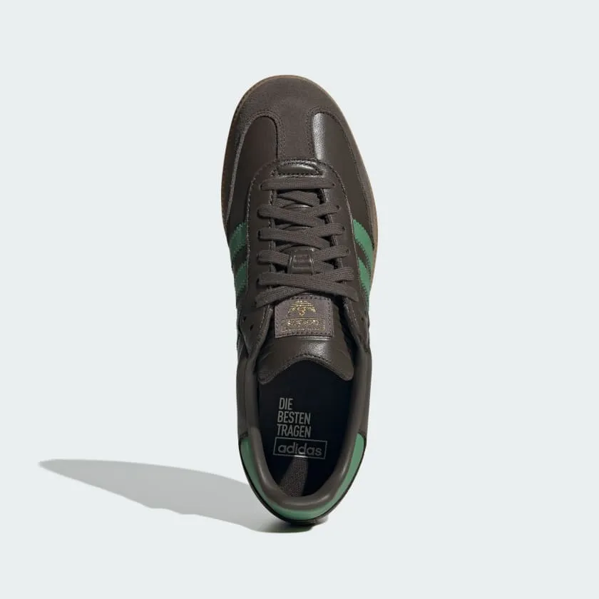 Adidas "Samba OG" Men's Sneakers - Shadow Olive / Preloved Green / Gum - (*Excluded from Free Shipping)