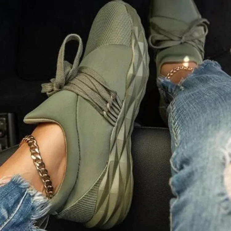 Aurora - Stylish Lace-up Sneakers for Women