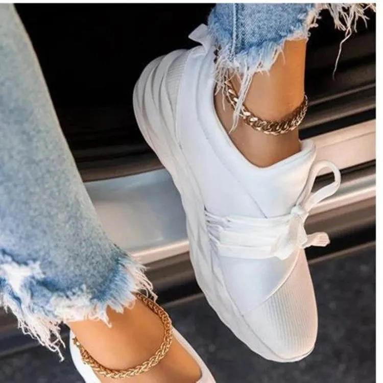 Aurora - Stylish Lace-up Sneakers for Women