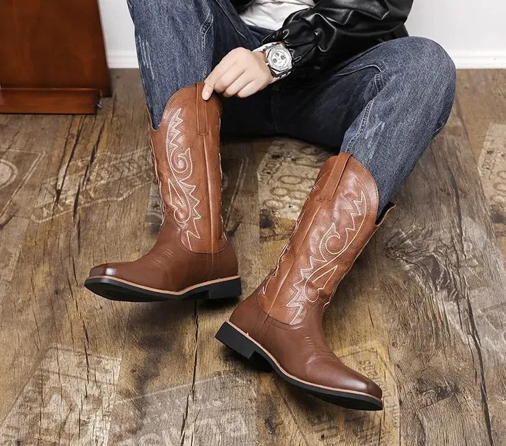 Autumn men's explosive high boots fashion trend comfortable men's boots British fashion men's boots 38-48 yards