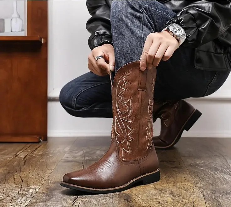 Autumn men's explosive high boots fashion trend comfortable men's boots British fashion men's boots 38-48 yards
