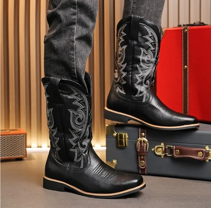 Autumn men's explosive high boots fashion trend comfortable men's boots British fashion men's boots 38-48 yards