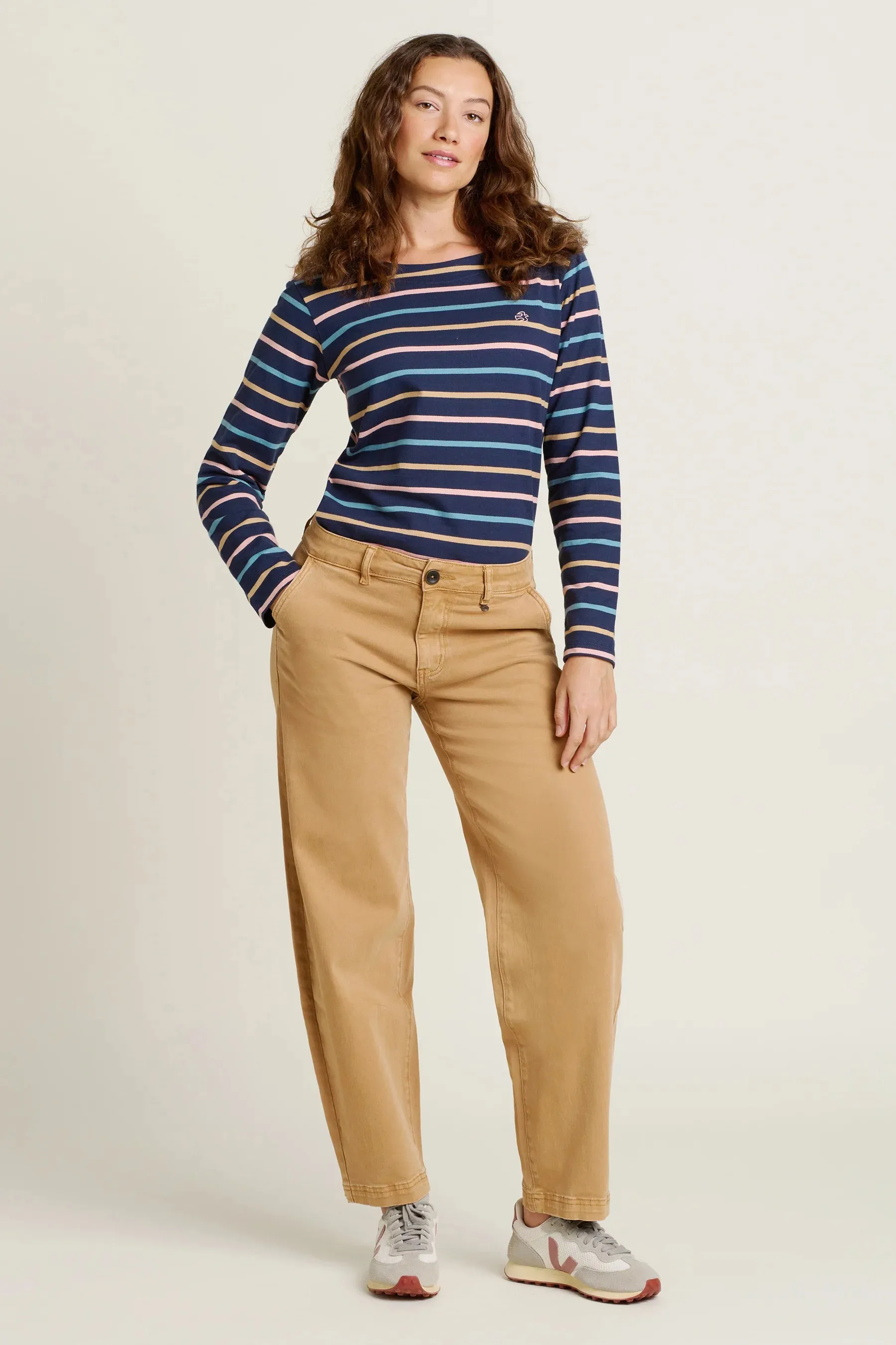 Brakeburn Barrel Leg Trouser - Stone