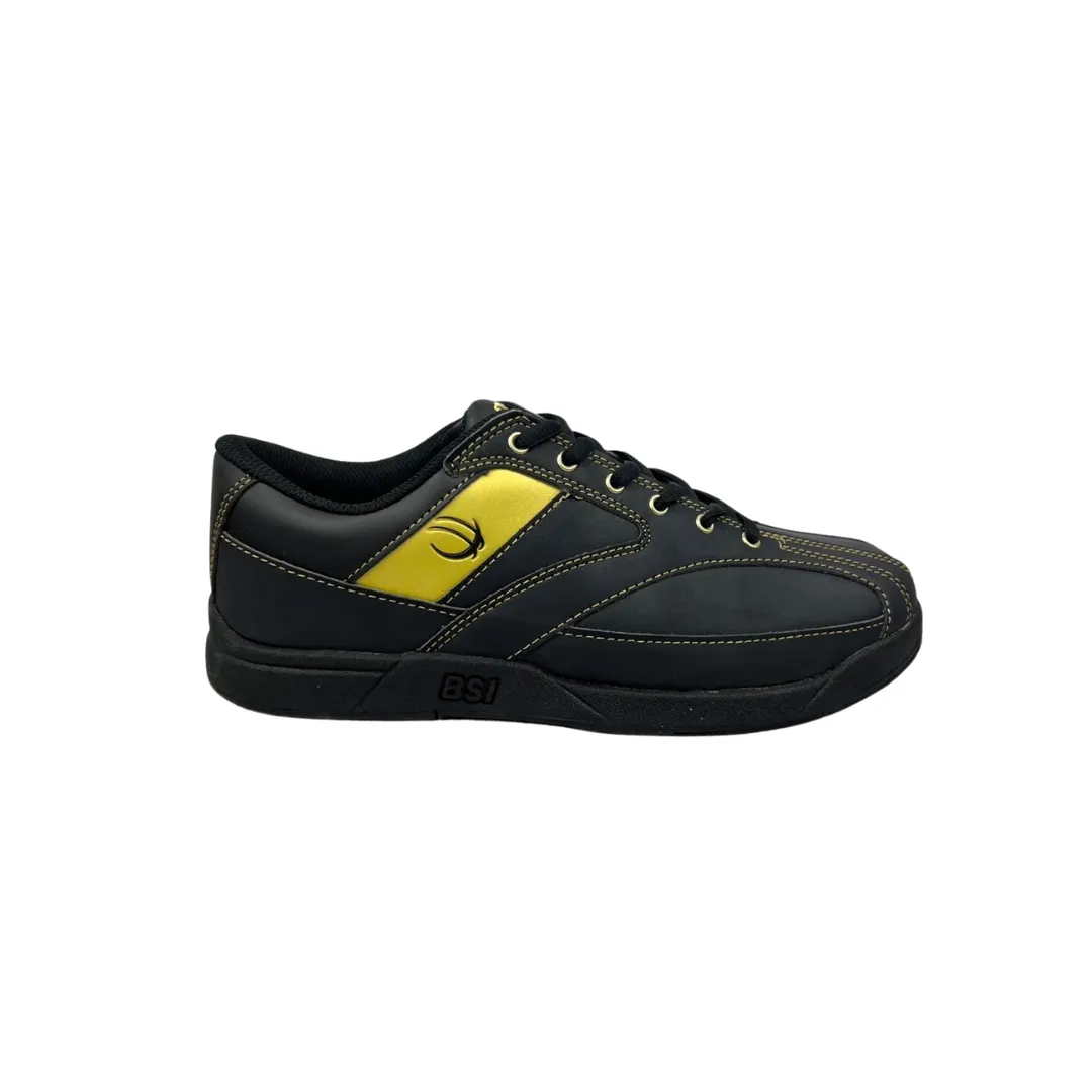 BSI Men's Sport Bowling Shoe Black-Gold