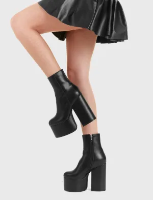 Bubblegum Platform Ankle Boots