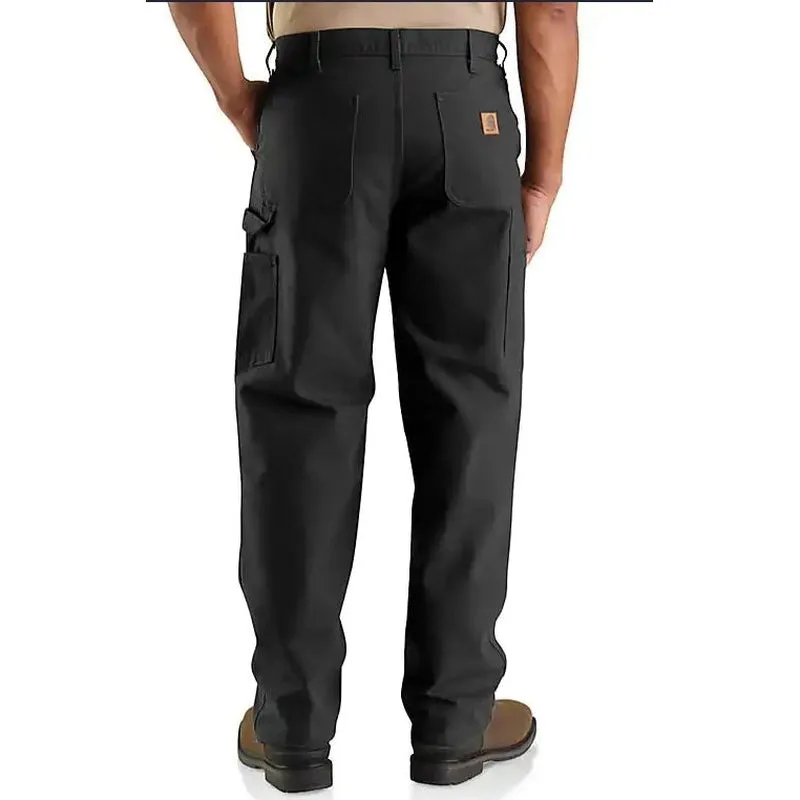 Carhartt® B11-BLK 42X30 Men's Utility Work Pants, 42 Waist, 30 Length, Loose Fit, Black, Cotton
