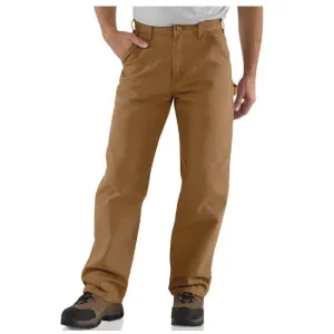 Carhartt® B11-BRN 36X36 Men's Utility Work Pants, 36 Waist, 36 Length, Loose Fit, Brown, Cotton