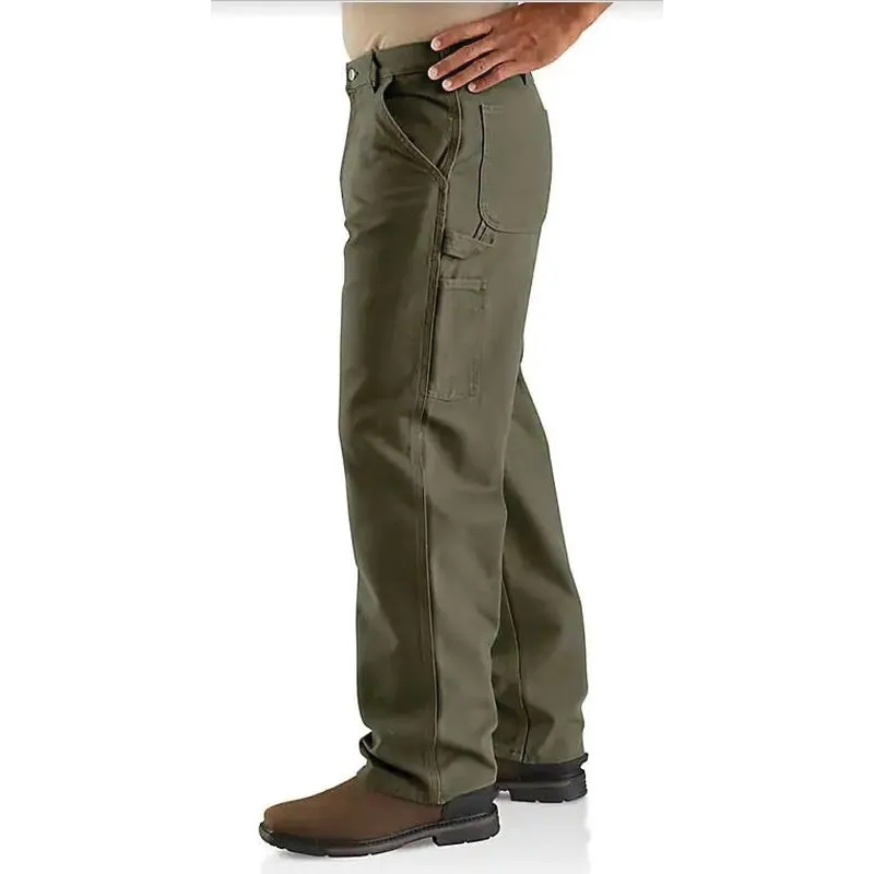 Carhartt® B11-MOS 42X32 Men's Utility Work Pants, 42 Waist, 32 Length, Loose Fit, Moss, Cotton