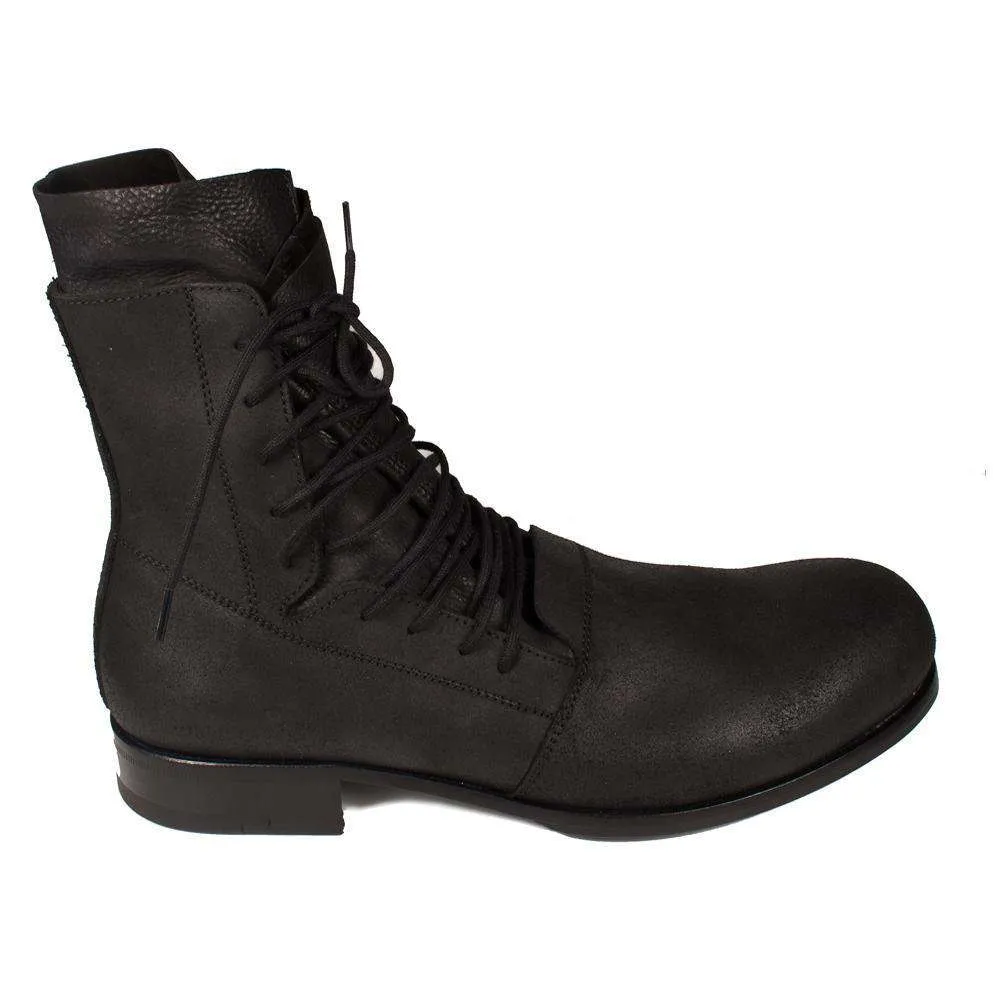 Cesare Paciotti Luxury Italian Men's Designer Shoes Black Suede Boots (CPM2020)
