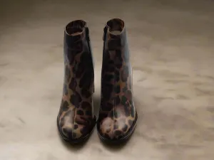 Christian Louboutin ADOXA 70 BROWN LEOPARD PRINT HIGH HEEL BOOTS Christian Louboutin ADOXA 70 BROWN LEOPARD PRINT HIGH HEEL BOOTS