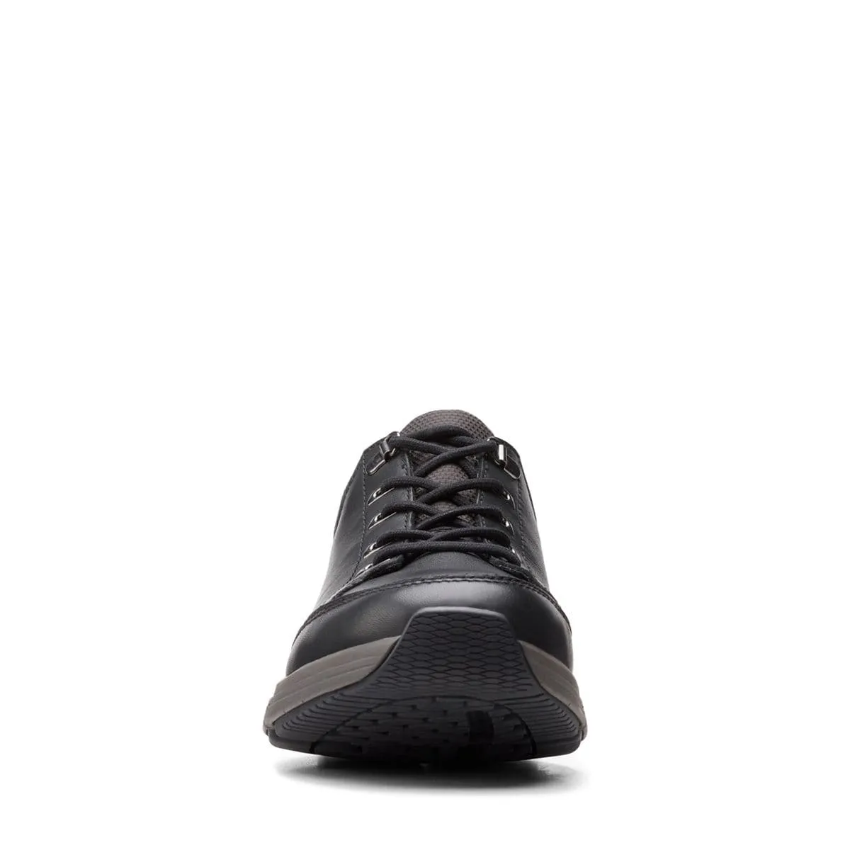 Clarks Men's Wave Vibe 2.0 Sneakers- Black Leather