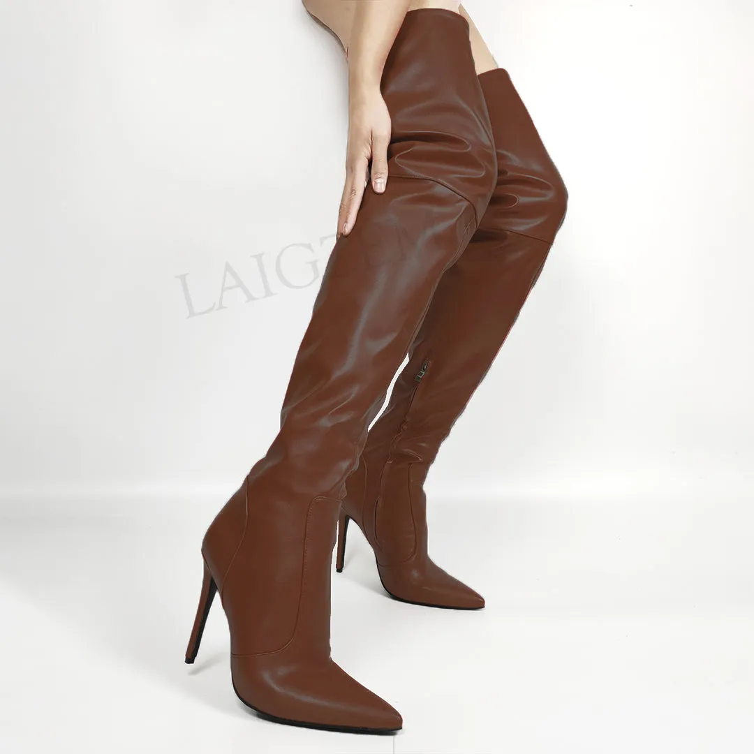 Colorful Thigh High Boots