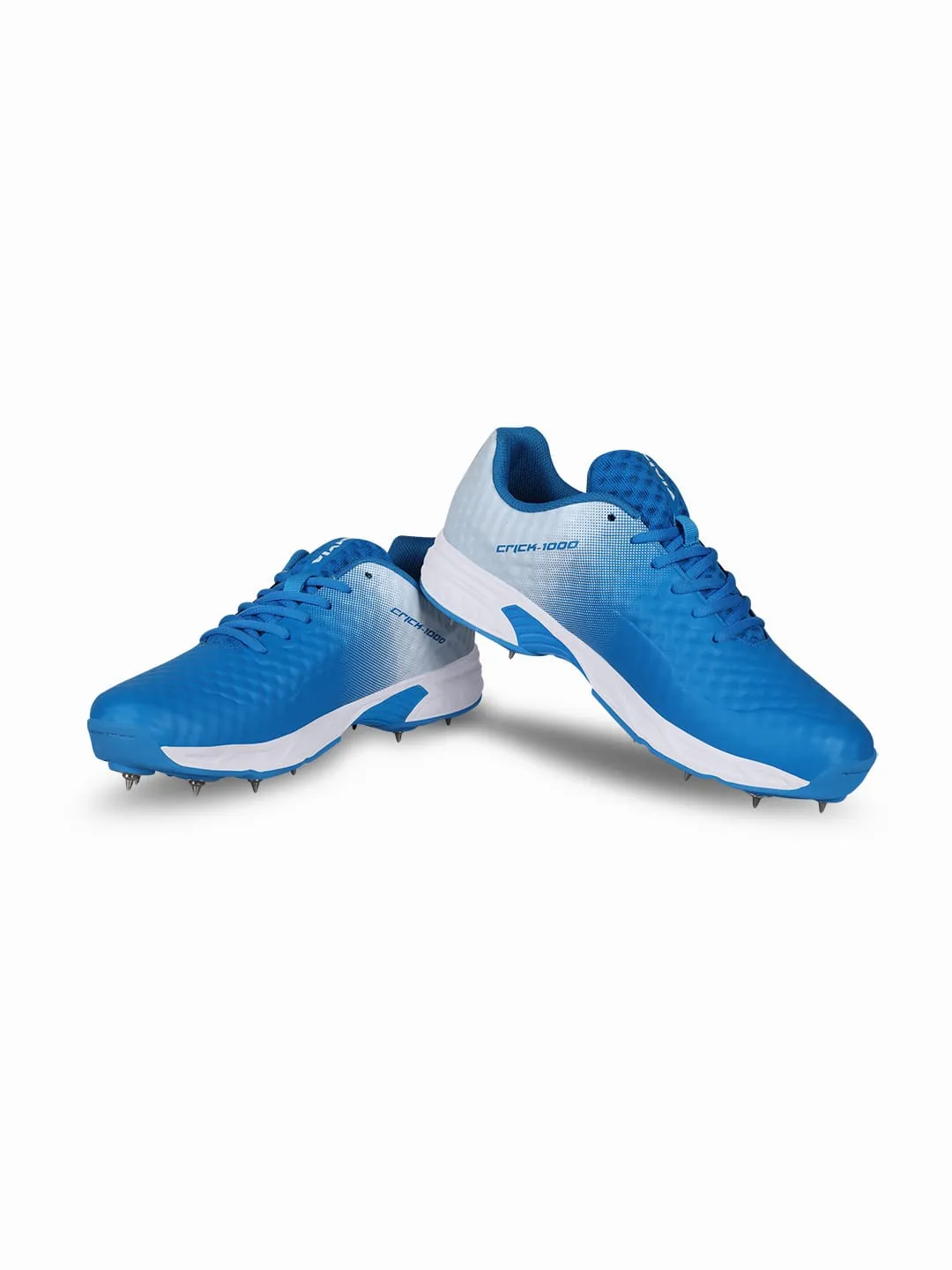 Crick-1000 (Bowling) Cricket Shoes For Men Aster Blue/White