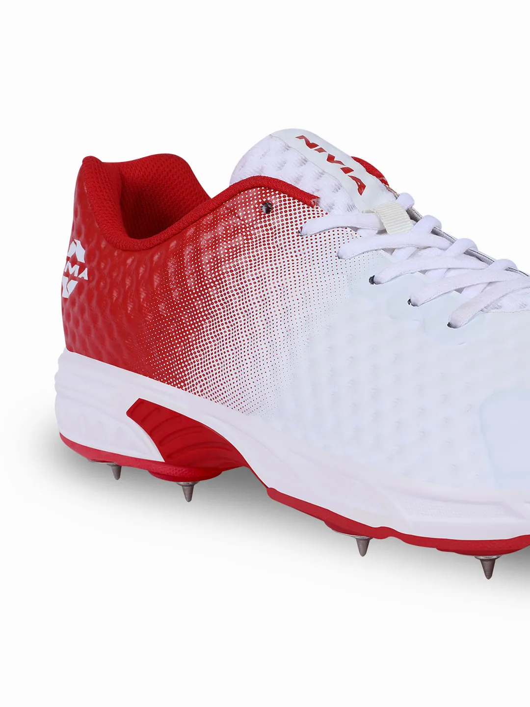 Crick-1000 (Bowling) Cricket Shoes For Men White/Red