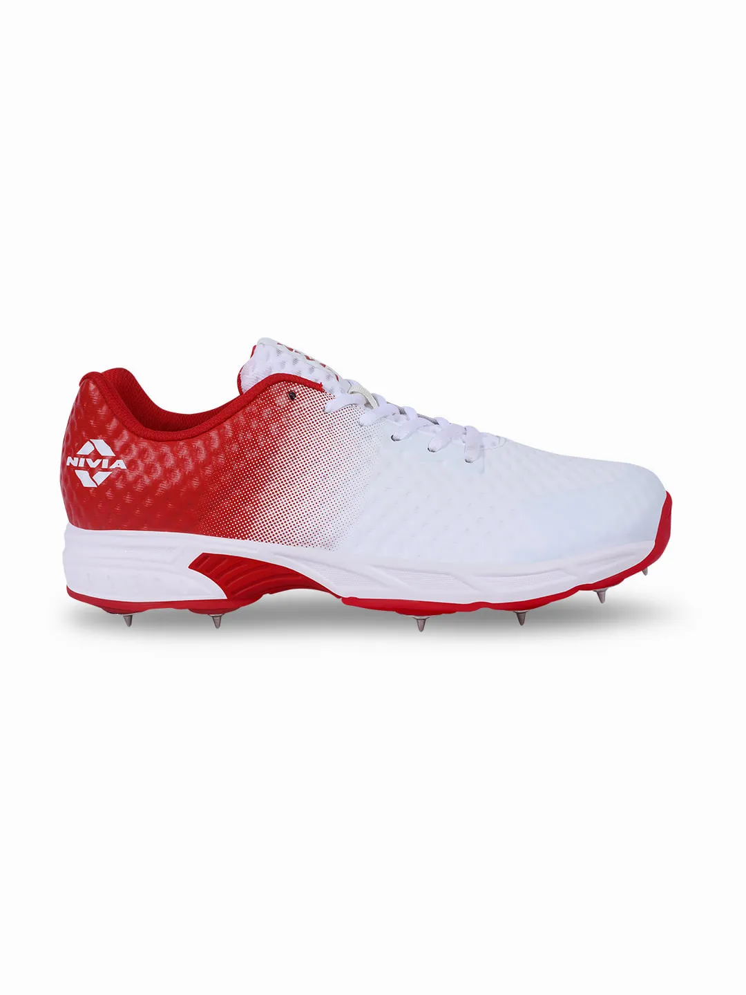 Crick-1000 (Bowling) Cricket Shoes For Men White/Red