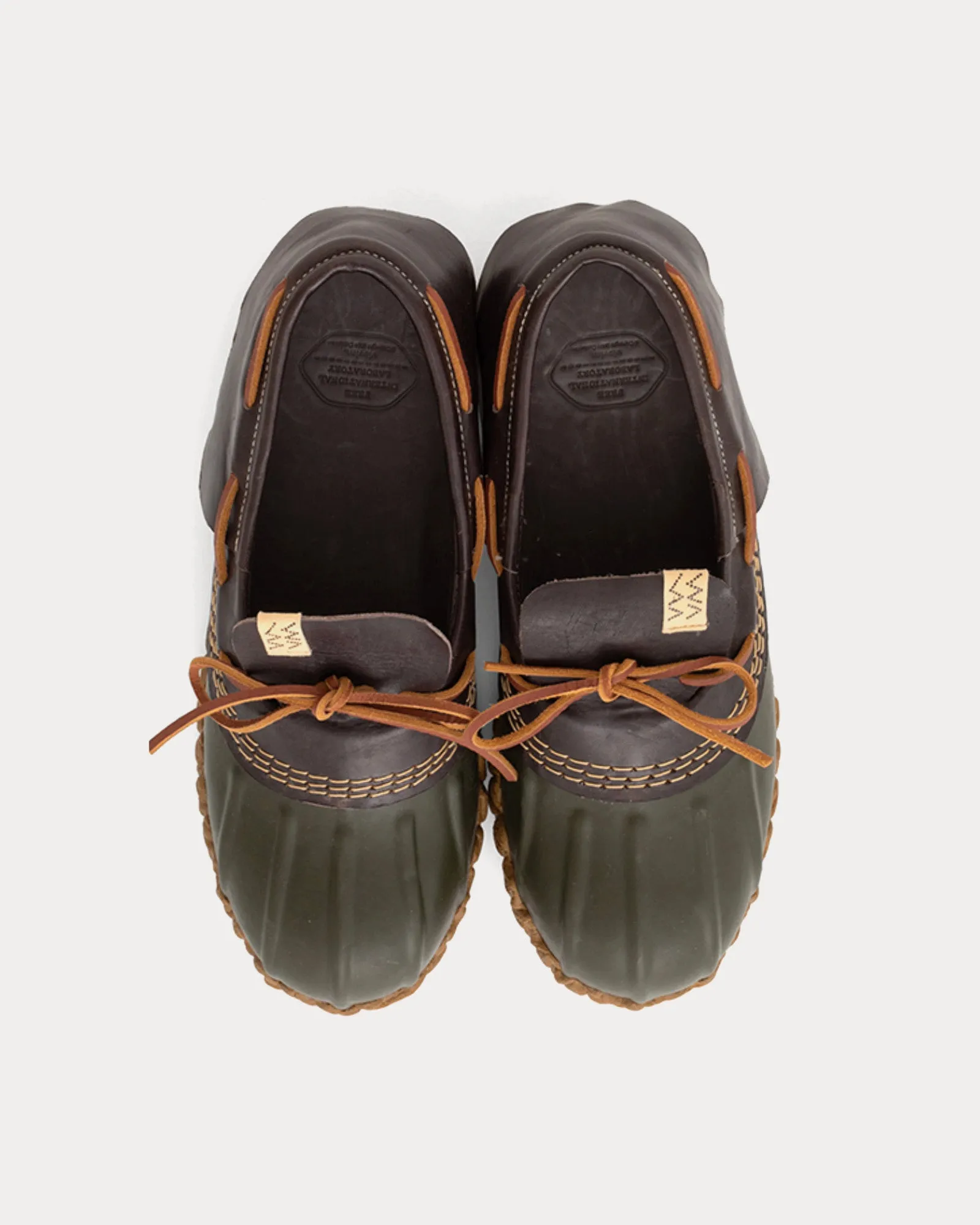 Decoy Duck Lo-Folk Olive Slip On Shoes