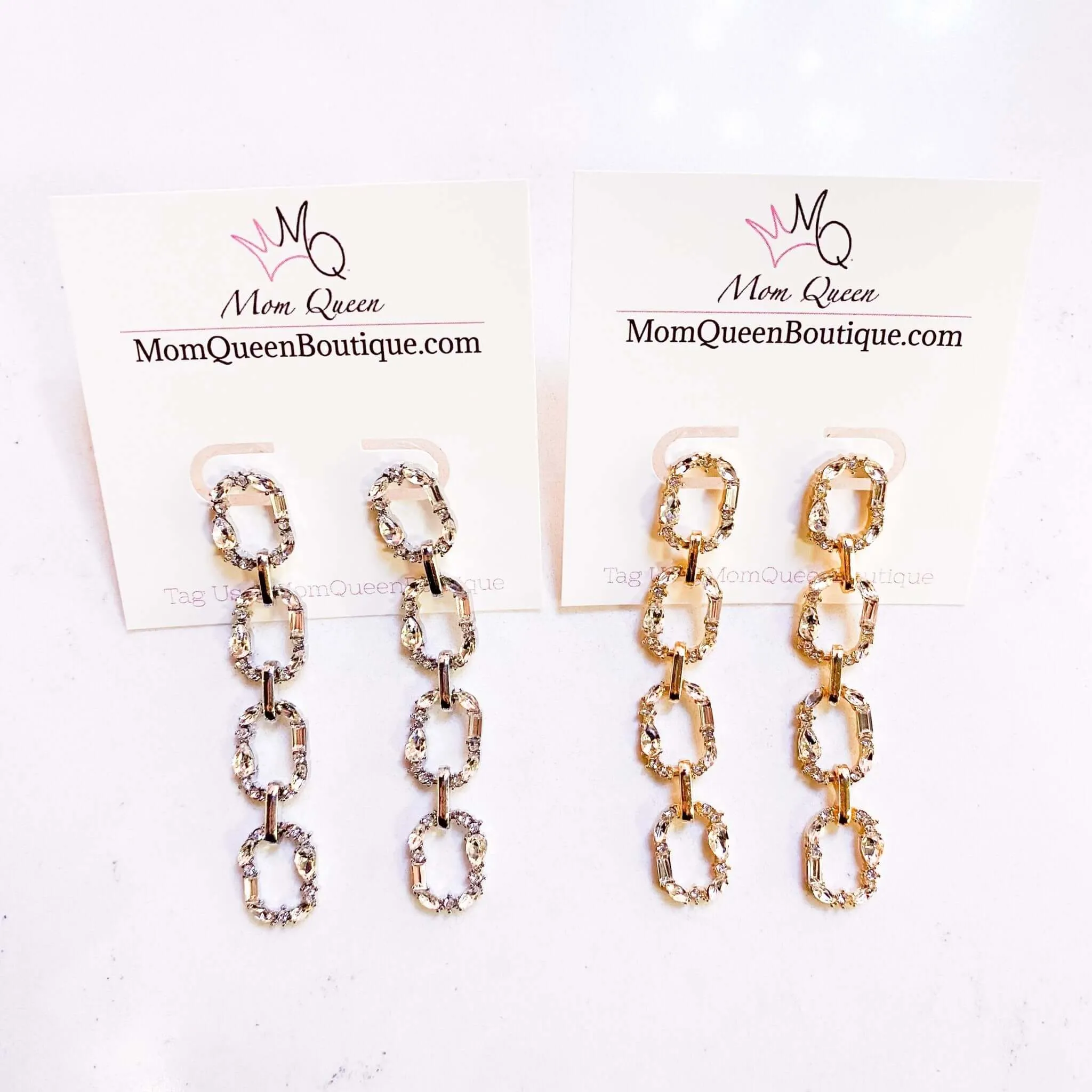 #DiamondChain Earrings