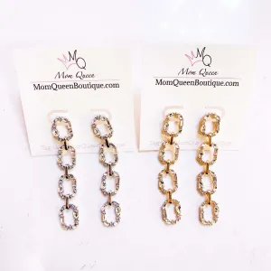 #DiamondChain Earrings