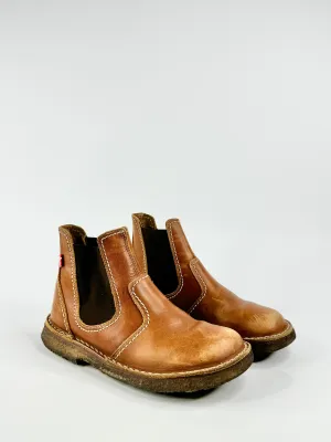 Duck Feed Tan Rounded Boots - EU40