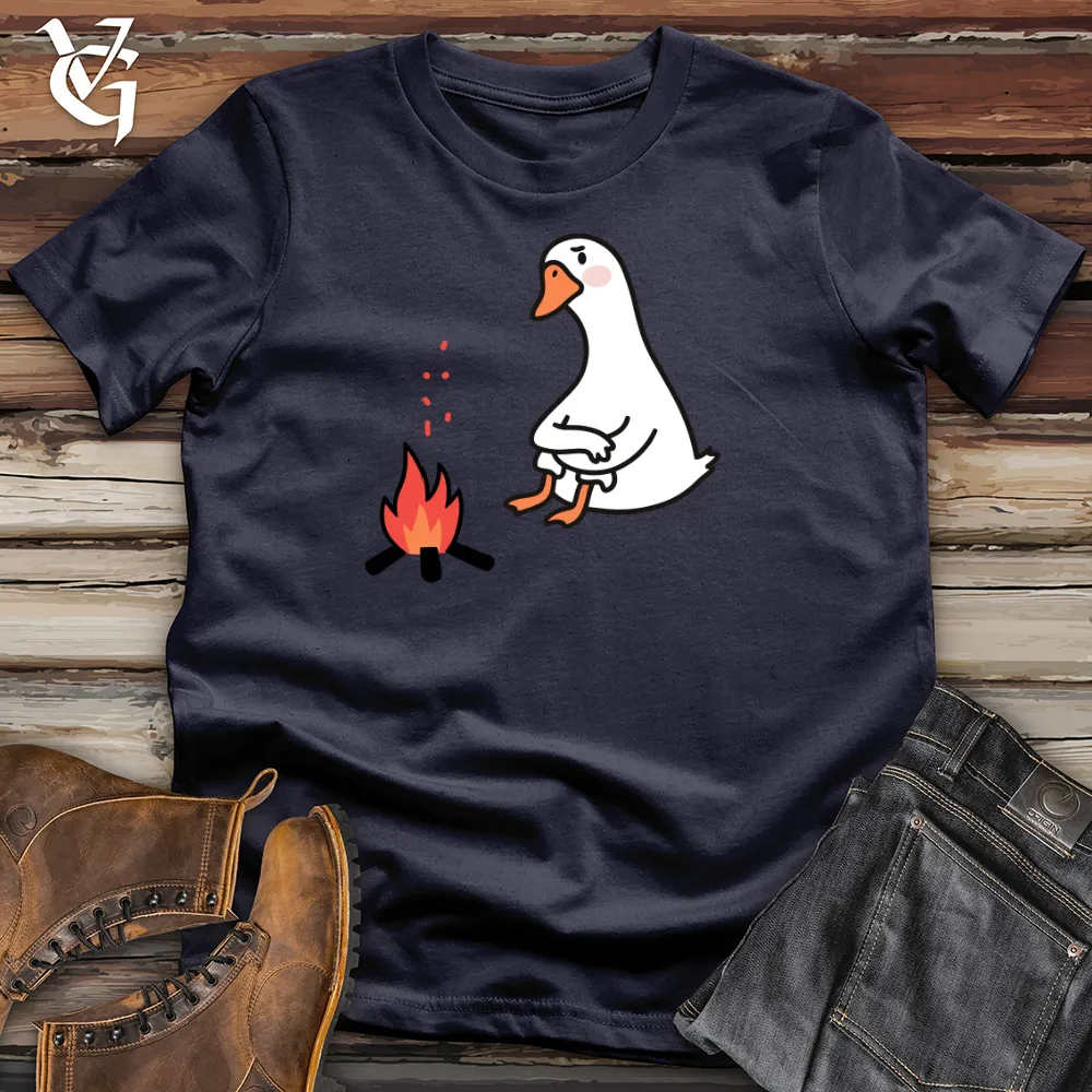 Duck With Fire Cotton Tee