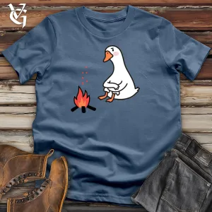 Duck With Fire Cotton Tee