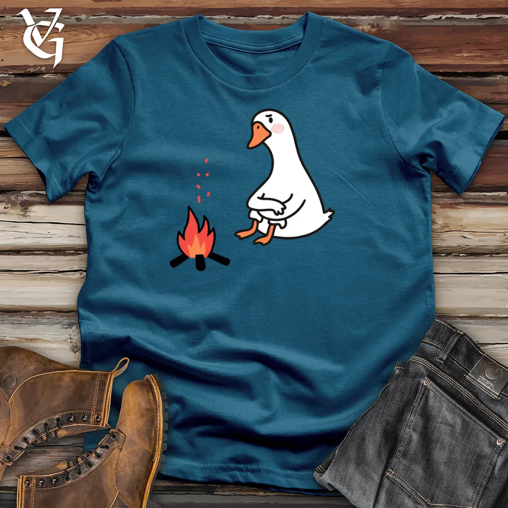 Duck With Fire Cotton Tee