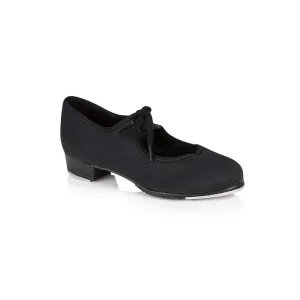 Freed Lexie Black Girls Canvas Tap Shoes Lace Heel Toe Taps