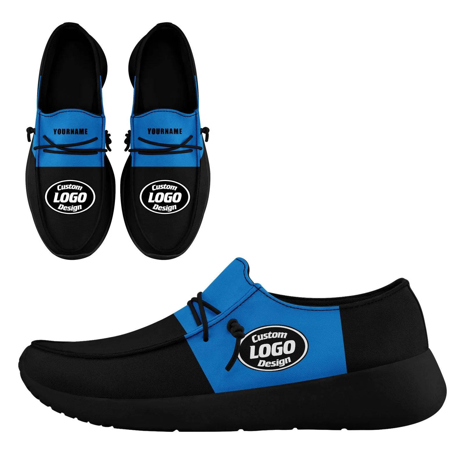 Gift Ideas,Custom Black Blue Carolina Jacket and Sports Shoes Combo Offer Personalized Combo ZH-D020294-5