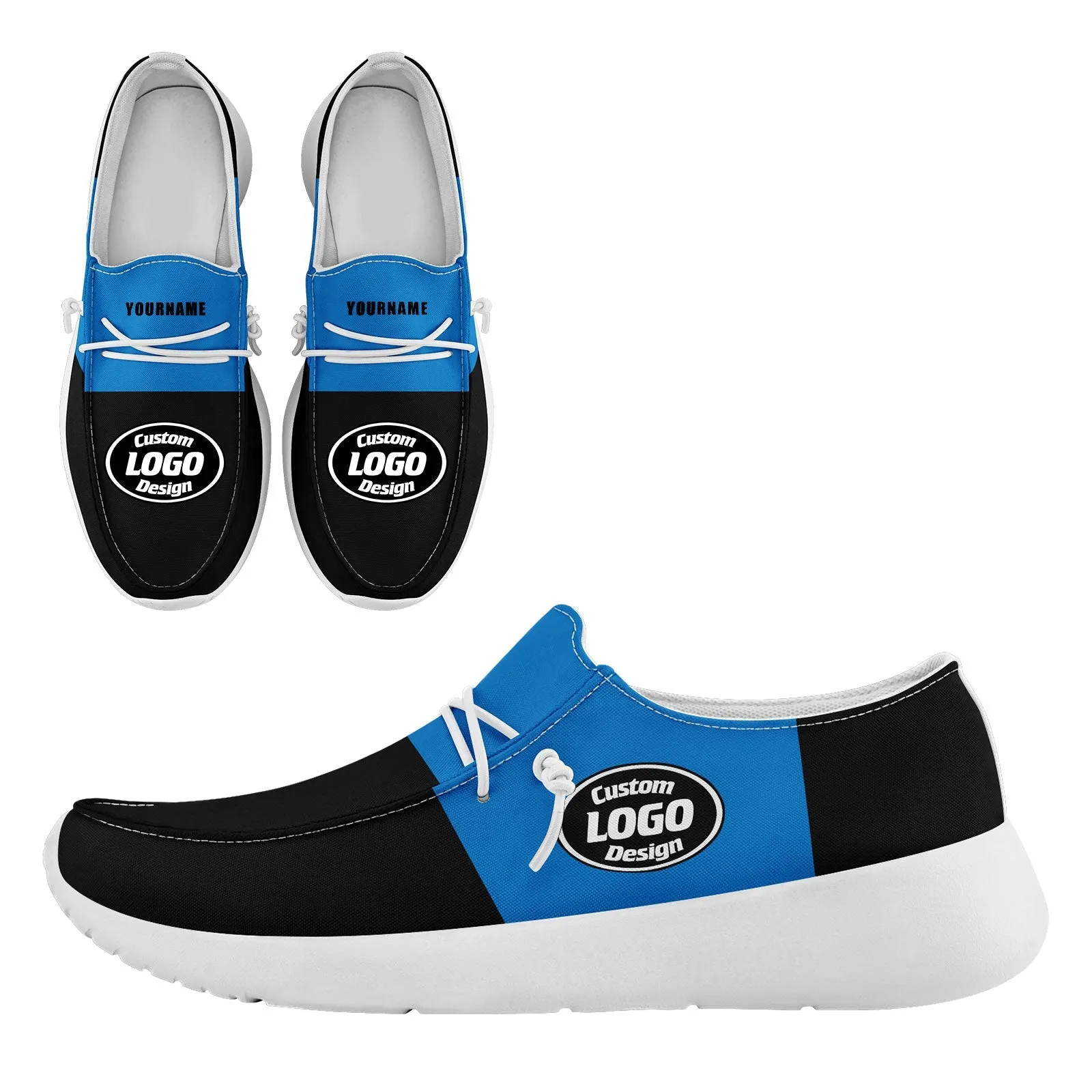Gift Ideas,Custom Black Blue Carolina Jacket and Sports Shoes Combo Offer Personalized Combo ZH-D020294-5