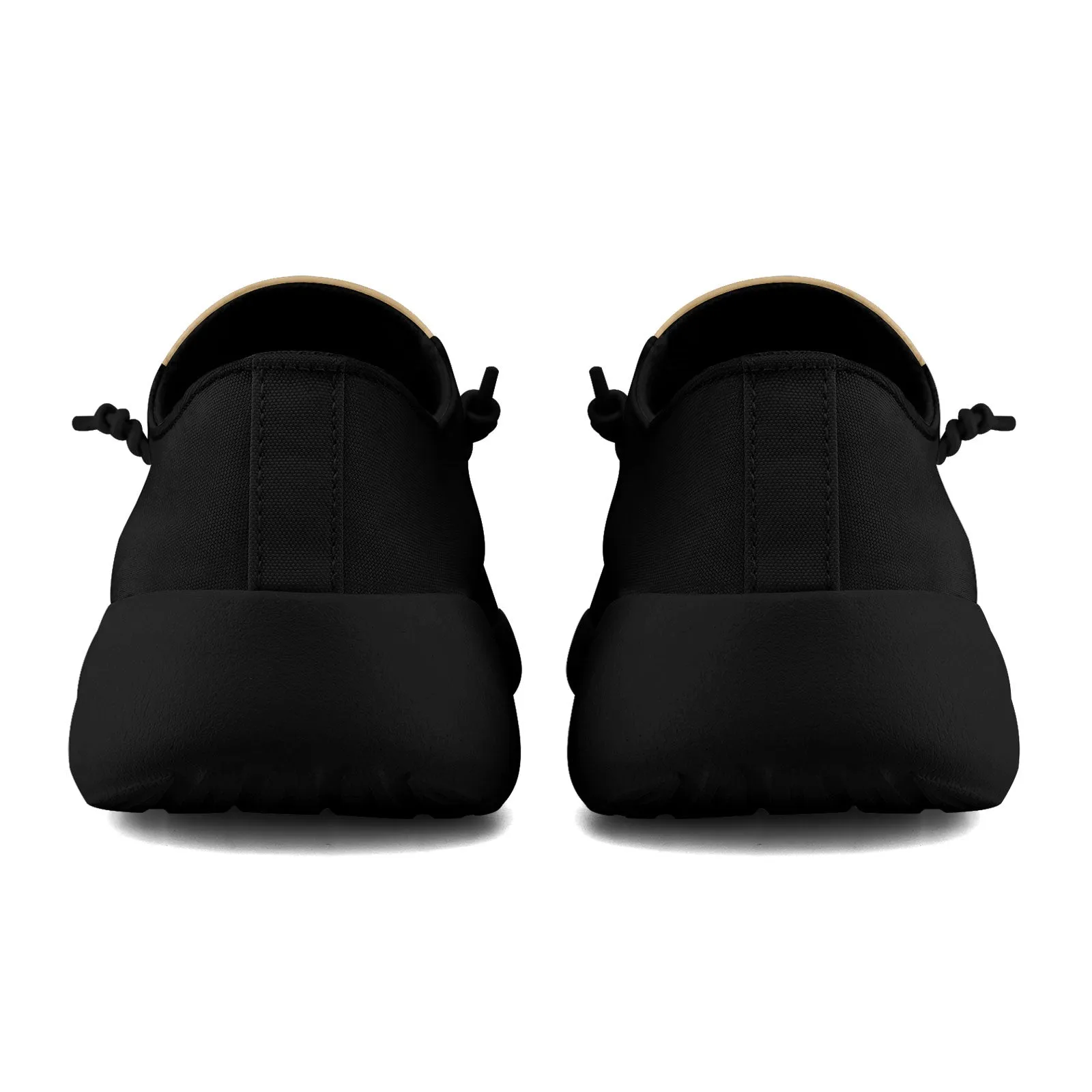 Gift Ideas,Custom Black Gold New Orleans Jacket and Sports Shoes Combo Offer Personalized Combo ZH-D020294-19