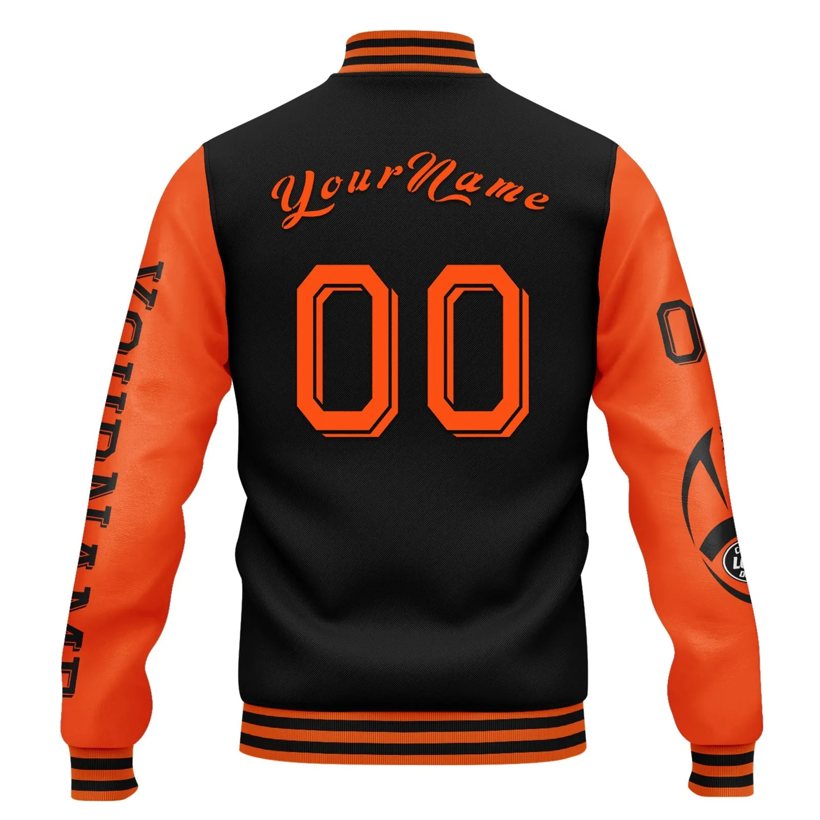 Gift Ideas,Custom Black Orange Cincinnati Jacket and Sports Shoes Combo Offer Personalized Combo ZH-D020294-6